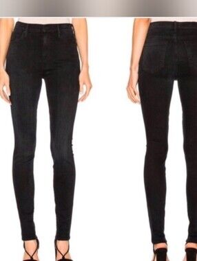 Mother Super Swooner Blackbird Jeans Size 25